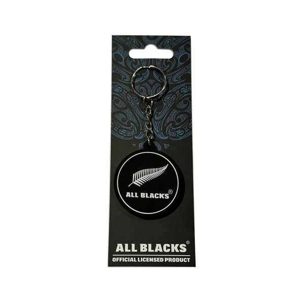 All Blacks Black Keyring