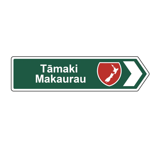Tāmaki Makaurau Magnet Road Sign - Tāmaki Makaurau