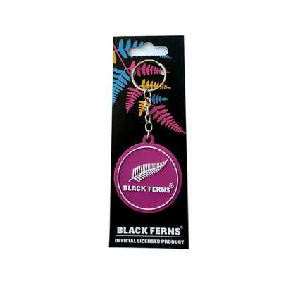 Black Ferns Pink Keyring