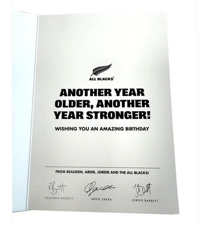 Happy Birthday from the All Blacks Greeting Card