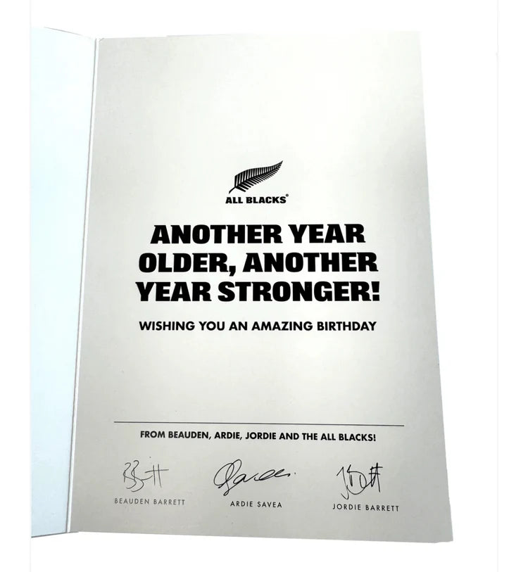 Happy Birthday from the All Blacks Greeting Card