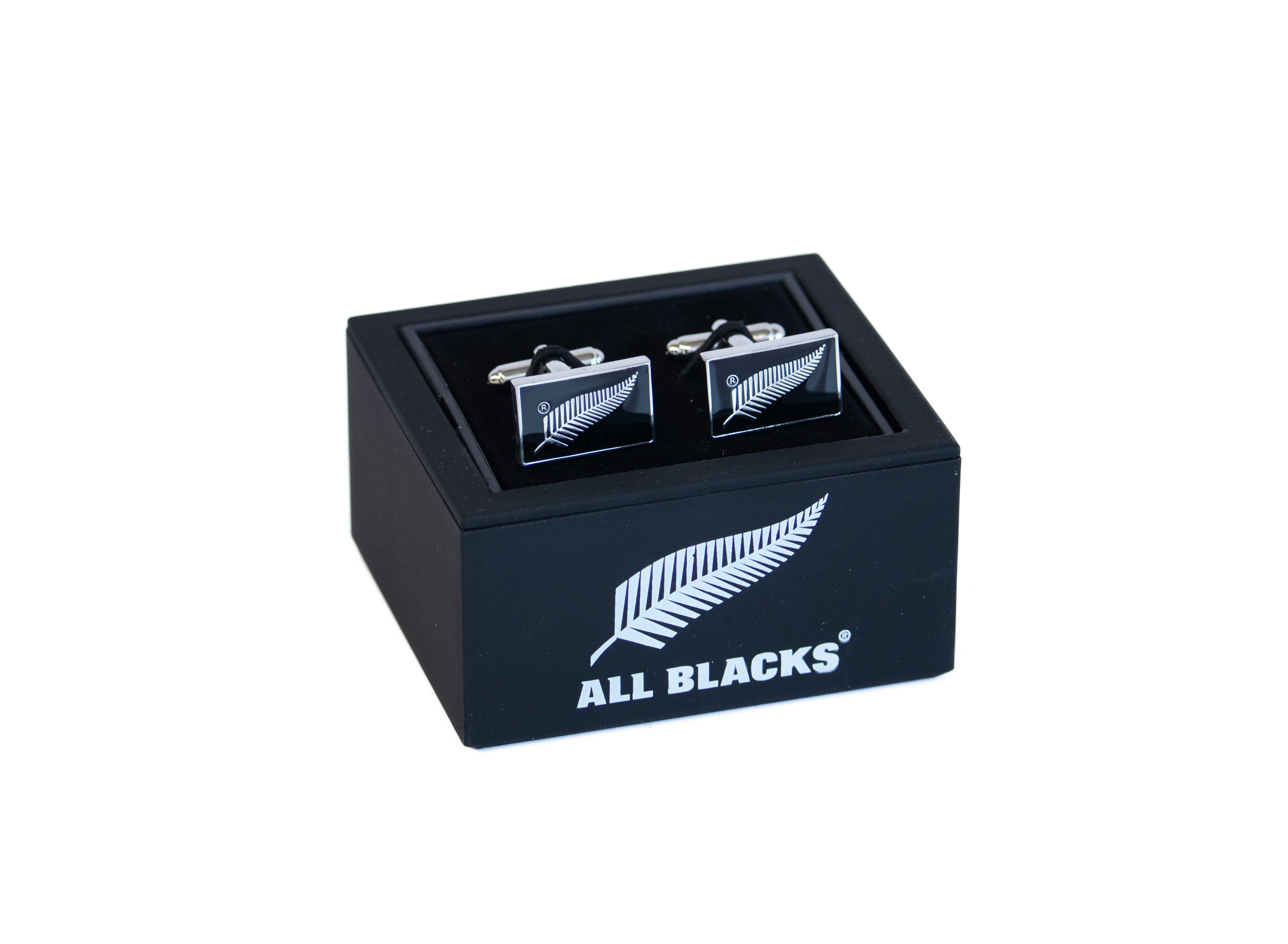 All Blacks Black with Fern Cufflinks