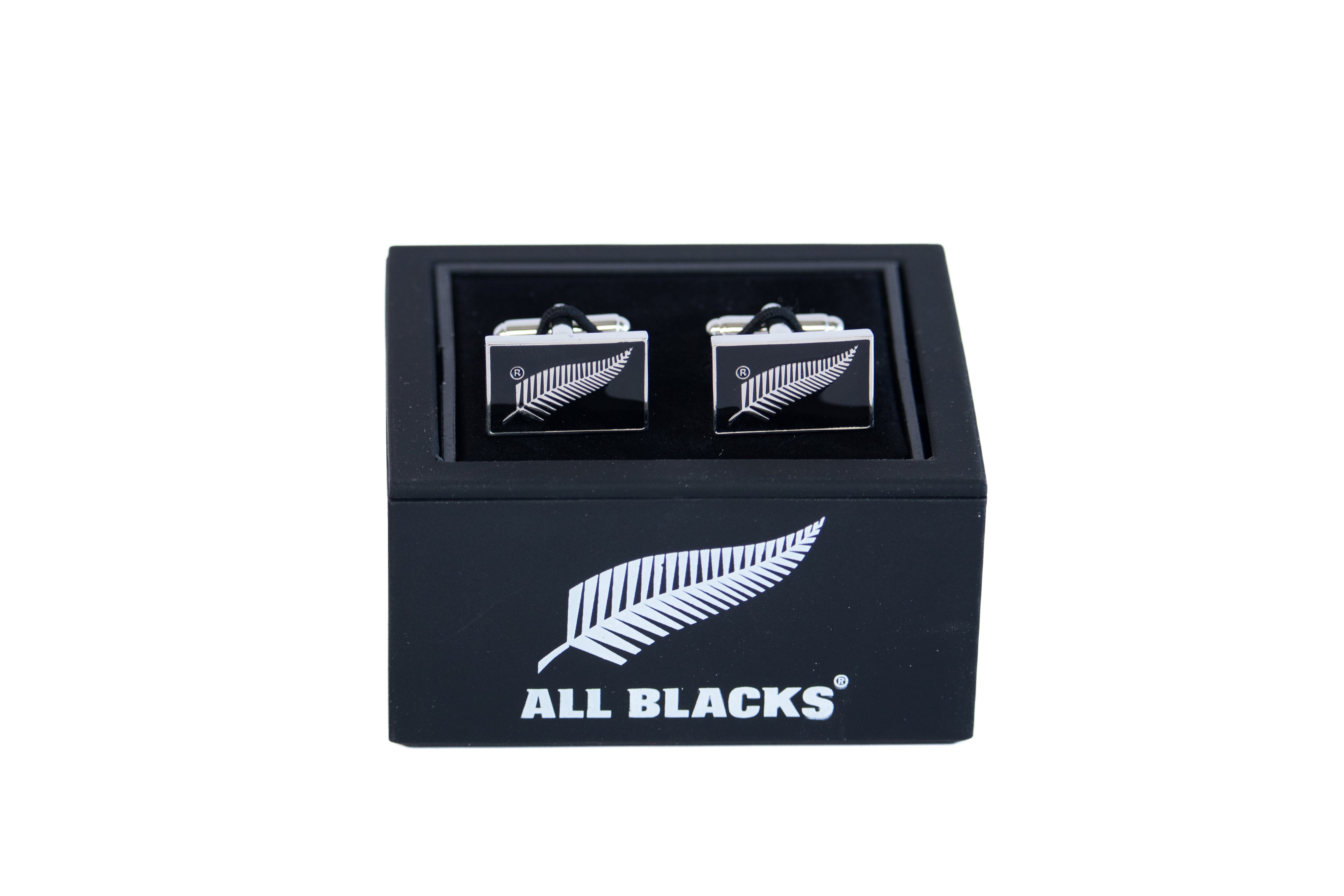 All Blacks Black with Fern Cufflinks