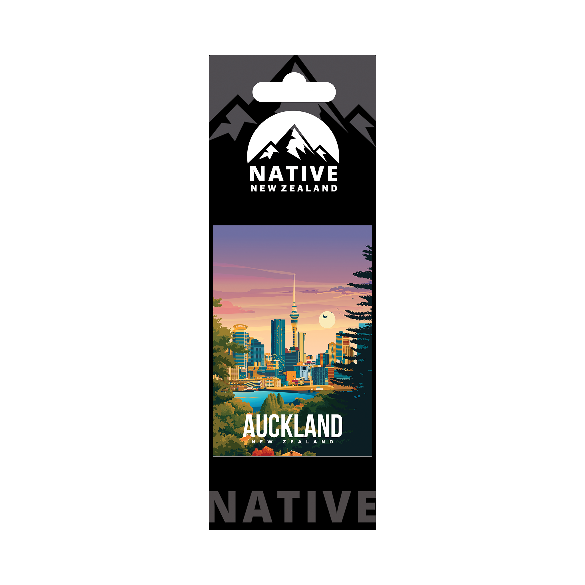 Native Auckland Illustration Magnet