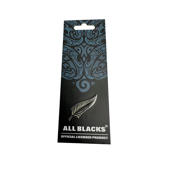 All Blacks Silver Fern Lapel Pin