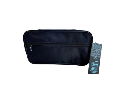 All Blacks Toilet Bag with Additional Key Chain - Green