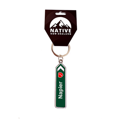 Napier Road Sign Arrow Keyring