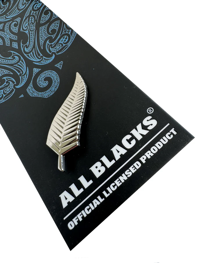All Blacks Silver Fern Lapel Pin