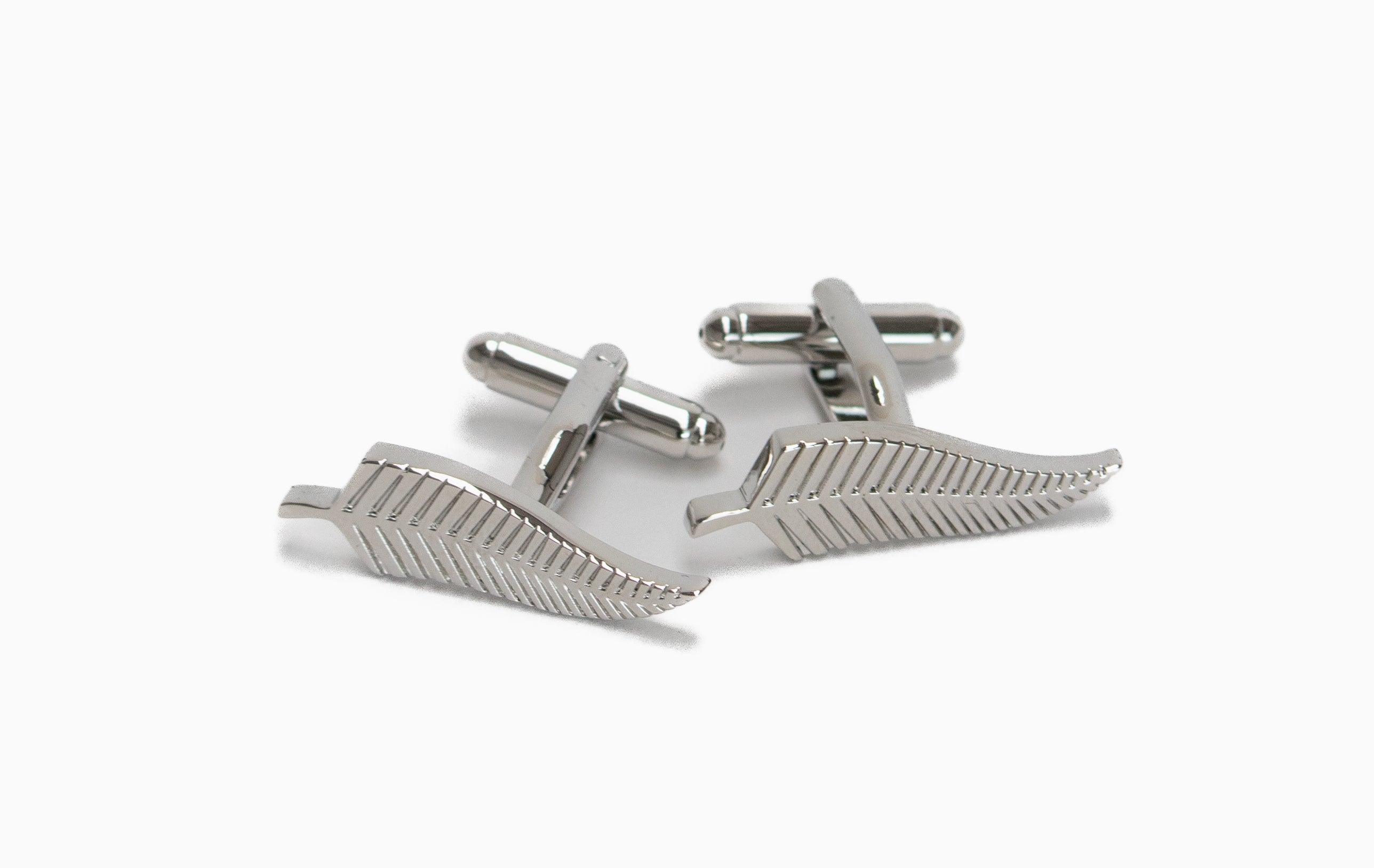 All Blacks Silver Fern Cufflinks