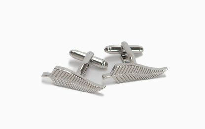 All Blacks Silver Fern Cufflinks