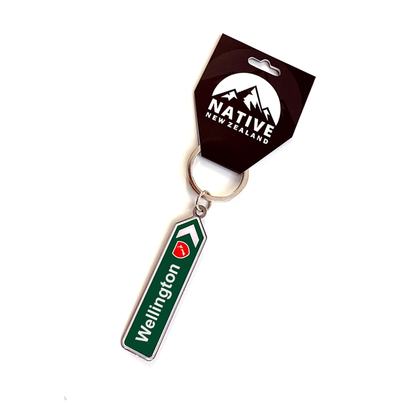 Wellington Road Sign Arrow Keyring