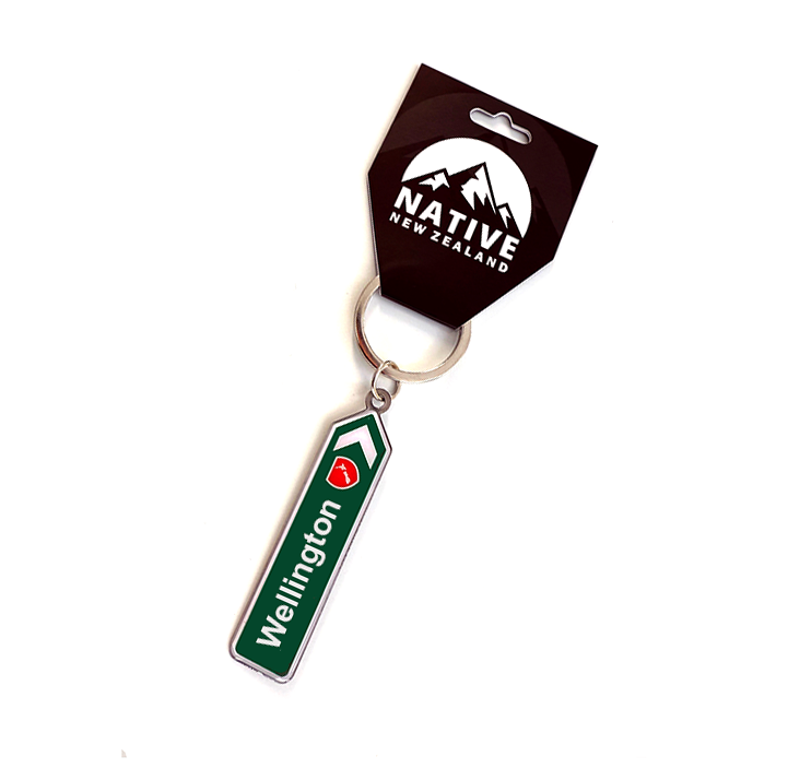 Wellington Road Sign Arrow Keyring