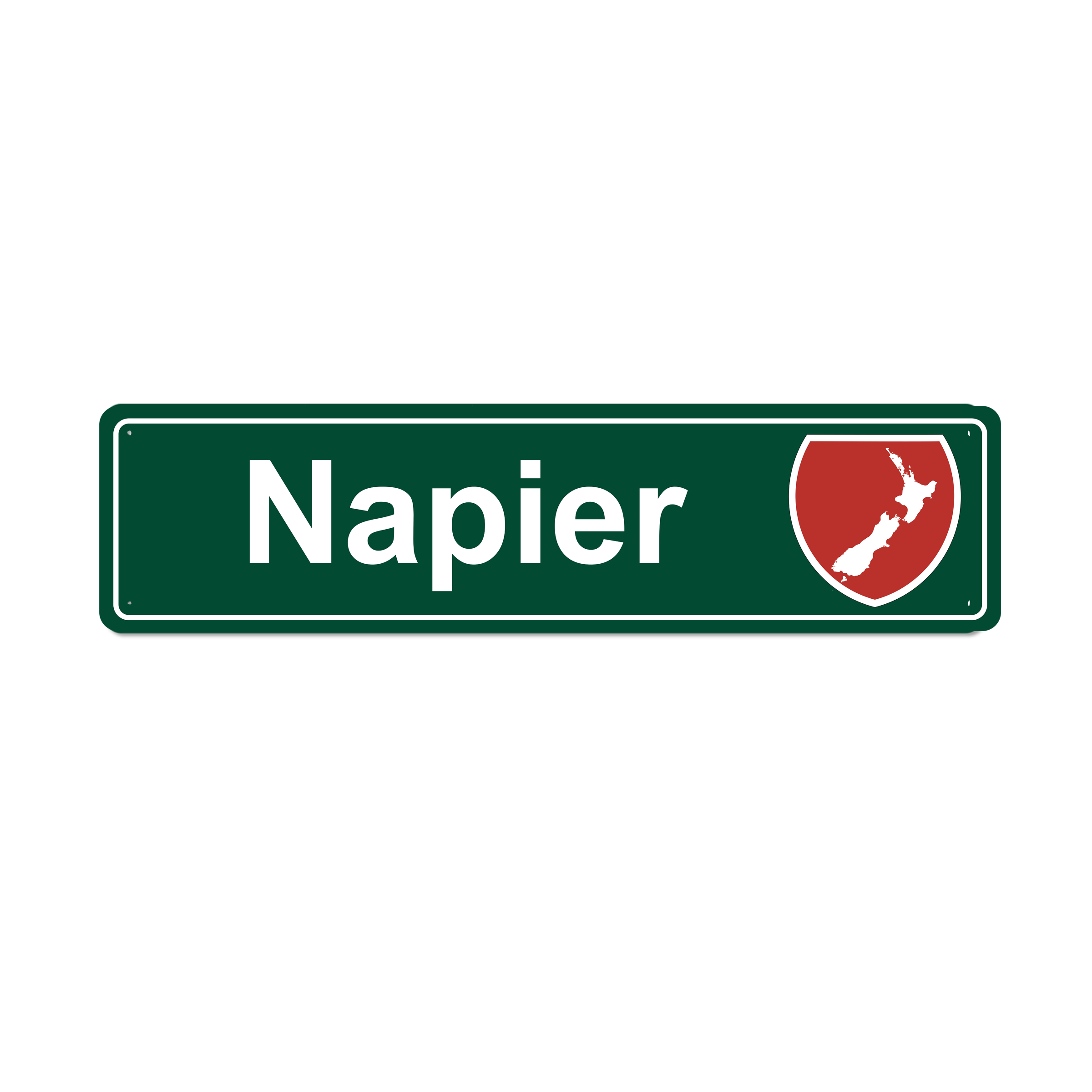 Napier Metal Hanging Sign